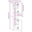 Armoire de salle de bain vidaXL-1624760341