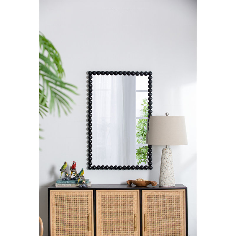 Miroir rectangulaire 24 po x 36 po noir