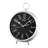 QXG155ALH Traditional Desk Table Clock, Silver-Tone