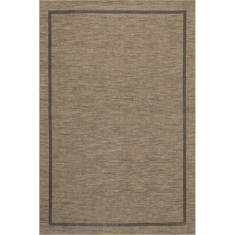 Nate Berkus Hanover Modern Bordered Washable Area Rug, Rectangle 5' x 8'