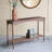 Rustic Console Table with Shelf