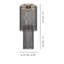 Giogali Ceiling Lamp Ca2 Crystal Smoky Glossy Chrome E26 Ul-1096392957-1340017216-1340017217