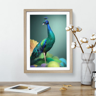 Amazing Peacock - Single Picture Frame Print