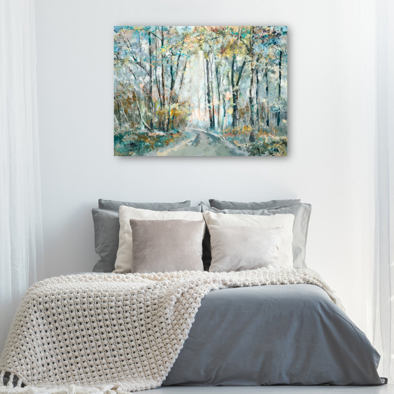 Kaleidoscope Trees VI by Studio Arts Canvas Art Print, Wrapped Canvas, 27" H x 36" W x 1.5" D