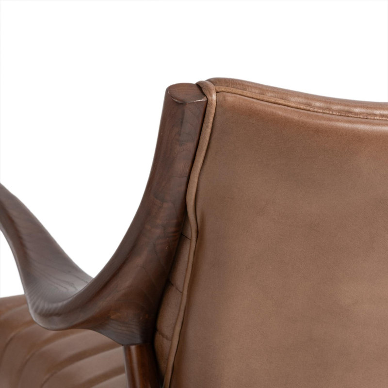 Kenneth Leather Club Chair