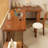 Walnut L-Shaped Solid Wood desks-108205578-108205580
