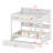 Multi-functional Bunk Bed Frame with Integrated Pull-Out Trundle-246668010