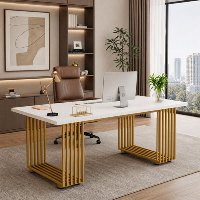 Ewyn Metal Base Executive Desk