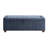 Elegant Blue Boucle Upholstered Bench With Plywood Construction Constructed And Storage Functionality-677047626