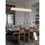 Lustre moderne en cristal Lustre rectangulaire en cristal Lustre suspendu contemporain en cristal pour salle à manger Îlot de cuisine (l 40 po)-1713332165-1729809577
