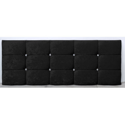 Dye Upholstered Velvet Headboard