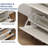 31" W 2-Flip Drawer 1-Drawer Shoe Cabinet-1807942838