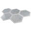 12" Hexagon Marble Mosaic Tile