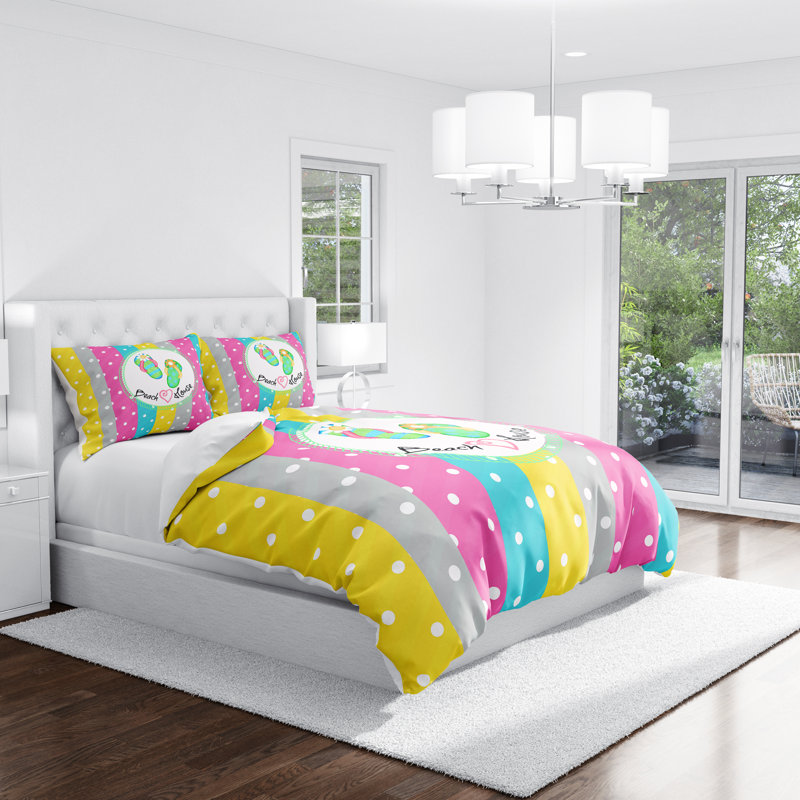  Ensemble de housse de couette Beach, Housse de couette très grand + 2 taies décorativ