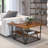 Carabella Floor Shelf Square Coffee Table with Storage-1237592372-1237592373