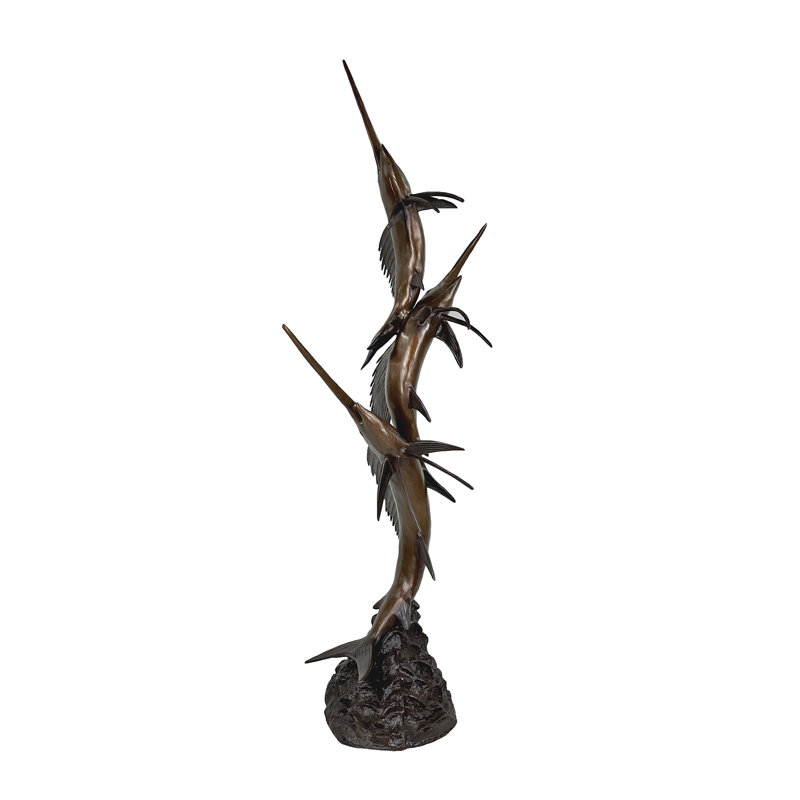 Bronze Large Sailfish Fountain