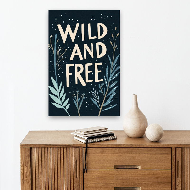 Naturea#039;S Freedom Rustic Serene Abstract Nature Landscape Wall Art Print 1 Piece Wrapped Canvas Wall Art