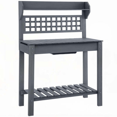 Outdoor Potting Bench Table