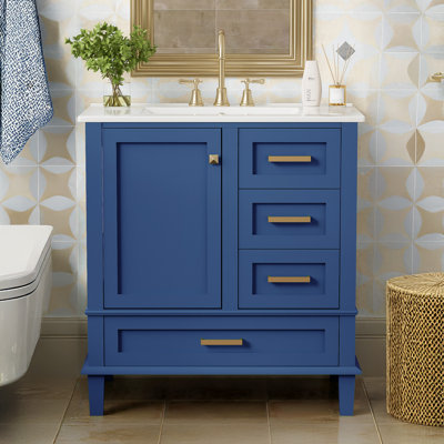 Ensemble de meuble-lavabo moderne 30 "avec lavabo