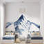 Murale de montagne à l'aquarelle minimaliste-1530496384