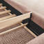 Structure de lit tapissier Elegant Chenille-132685926-132685923
