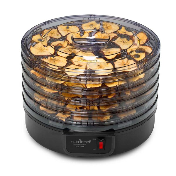 Commercial Chef Food Dehydrator, Dehydrator for Food and Jerky, 280W Meat  Dehydrator Machine for Dehydrated Foods with 5 Drying Racks and Slide Out