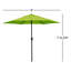 Parasol de marché Toscana-120711011
