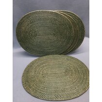 Beachcrest Home Woodside Jute/Rattan Oval Placemat & Reviews