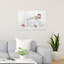 Minimalist Red Berry Display Elegant Minimalist Modern Plant Winter Wall Art Print 1 Piece Wrapped Canvas Wall Art-1509401133