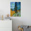 Élégante peinture décorative en verre trempé de 19,7 po x 27,6 po | 100% verre trempé, épaisseur: 0,16 pouce | Parfait pour la décoration intérieure, le salon et le bureau | Superbe œuvre d'art avec une esthétique moderne