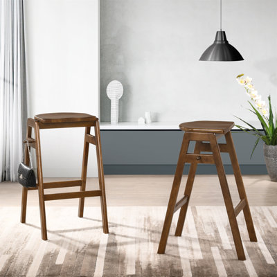 Tabourets de bar empilables Mid-Century Malvern