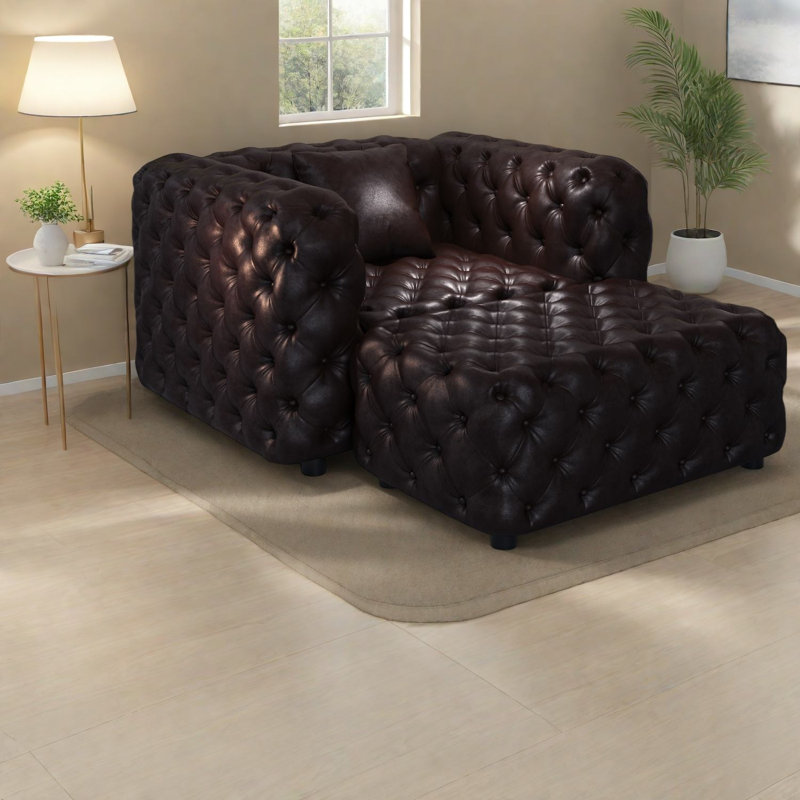 Canapé modulaire à compression de 48,4 po