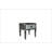 Charcoal And Light Grey Finish End Table