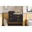 Armoire flottante murale 24 po avec armoire latérale, meuble-lavabo rectangulaire, petit lavabo avec trou de robinet simple et trop-plein, armoire de salle de bain moderne avec lavabo en céramique-118324816