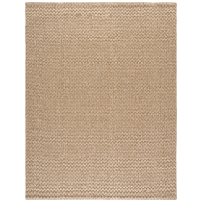 Zenn All-Weather Performance Solid Color Indoor/Outdoor Area Rug, Rectangle 8' x 10'