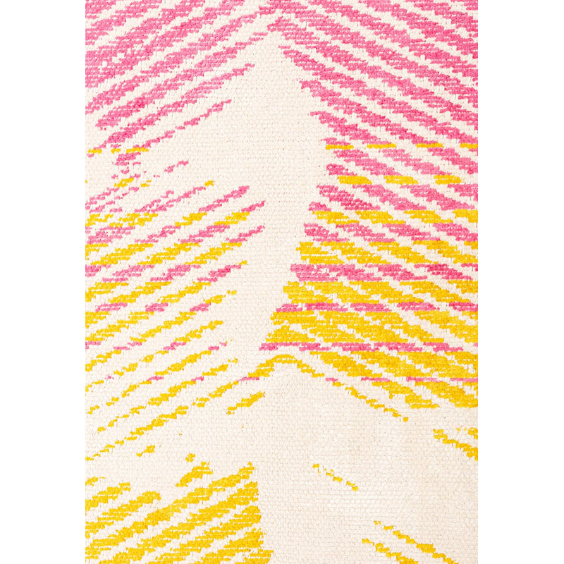Tapis moderne à motif de chevrons dégradé, Rectangle 6 pi 7 po x 8 pi 3 po