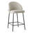 Modern Counter Height Upholstered Bar Stools With Sculptural Curved Back-1872222083