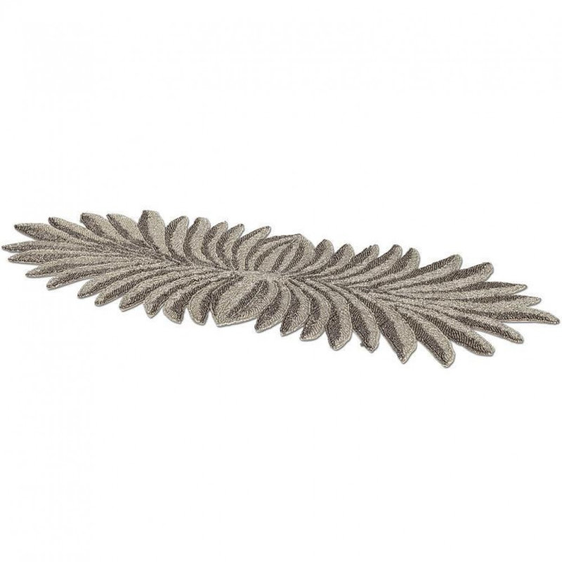 Palm Leaf Bead Table Runner