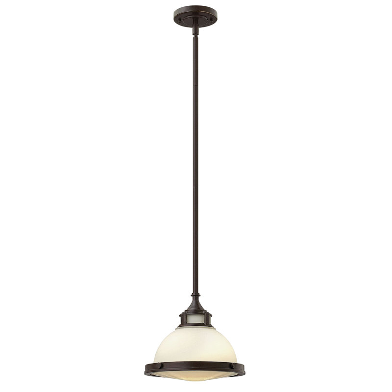 Abigail 1 - Light Bell Pendant, Buckeye Bronze, Medium