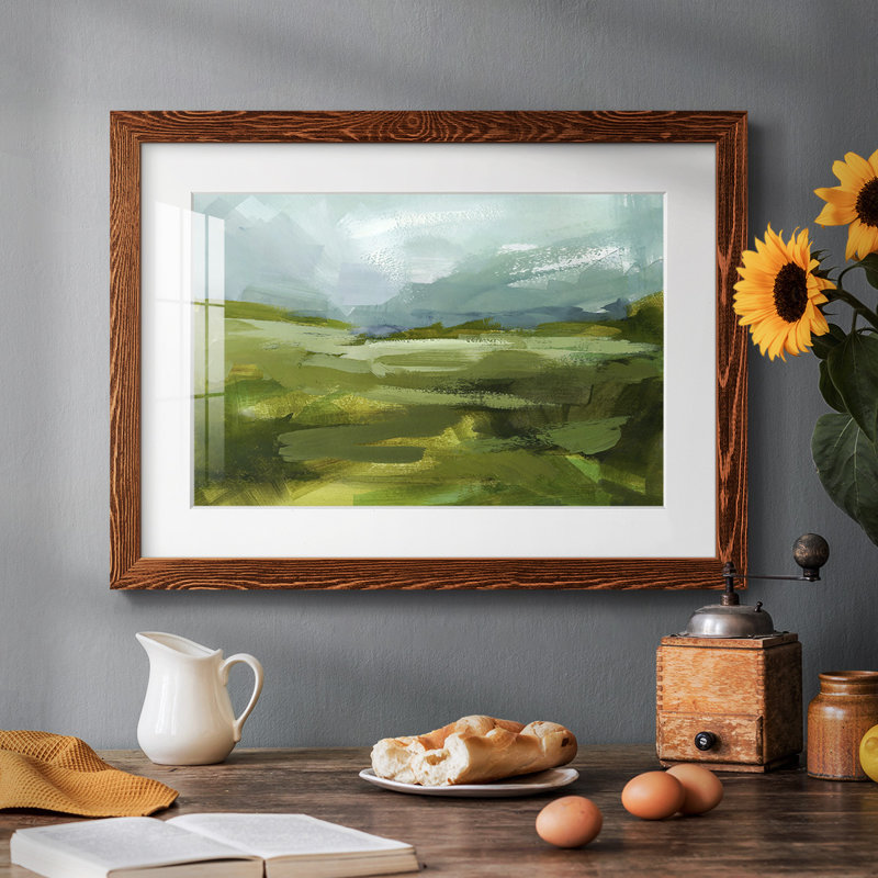 Vue d'émeraude II, Érable, H 22 po x l 32 po x P 1,5 po