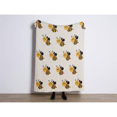 Novosel Animal Print Knitted Blanket