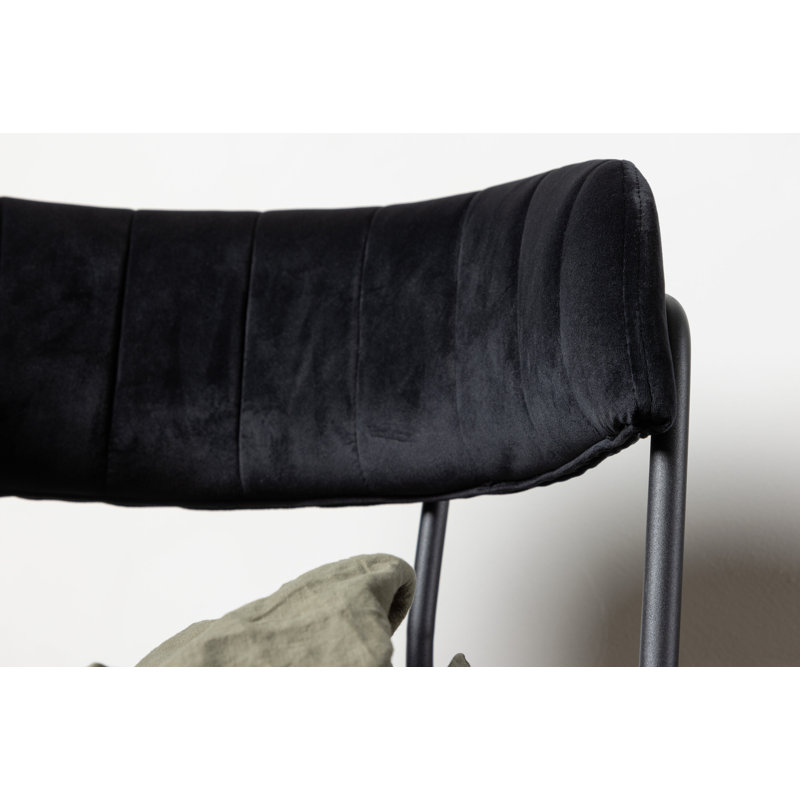 Jonas Upholstered Adjustable Height Counter Stool with Metal Frame