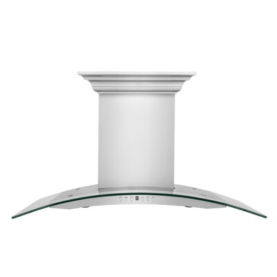 30"" 400 CFM Ducted Wall Mount Range Hood in Stainless Steel -  ZLINE, KN4CRN-BT-30