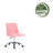 Nisa Fabric Office Chair with Chrome Base-85836865