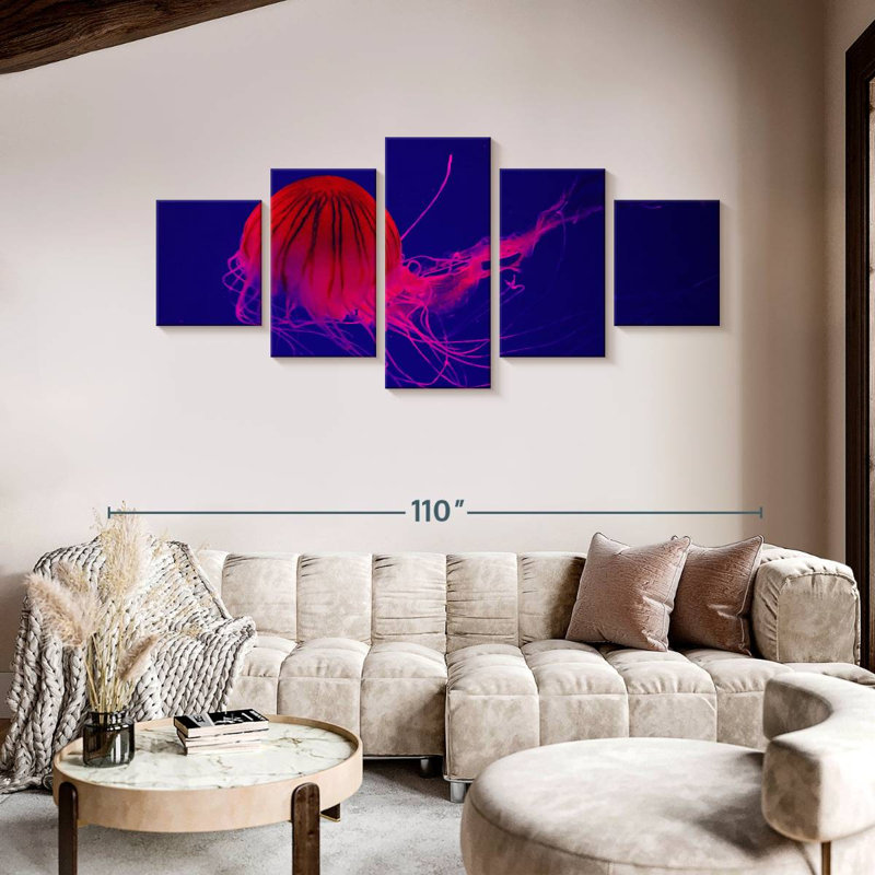 Medusa Jellyfish, 42" H x 92" W