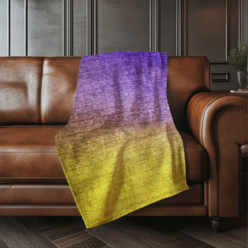 Jeté dégradé Addison Sherpa ASB587, Mauve
