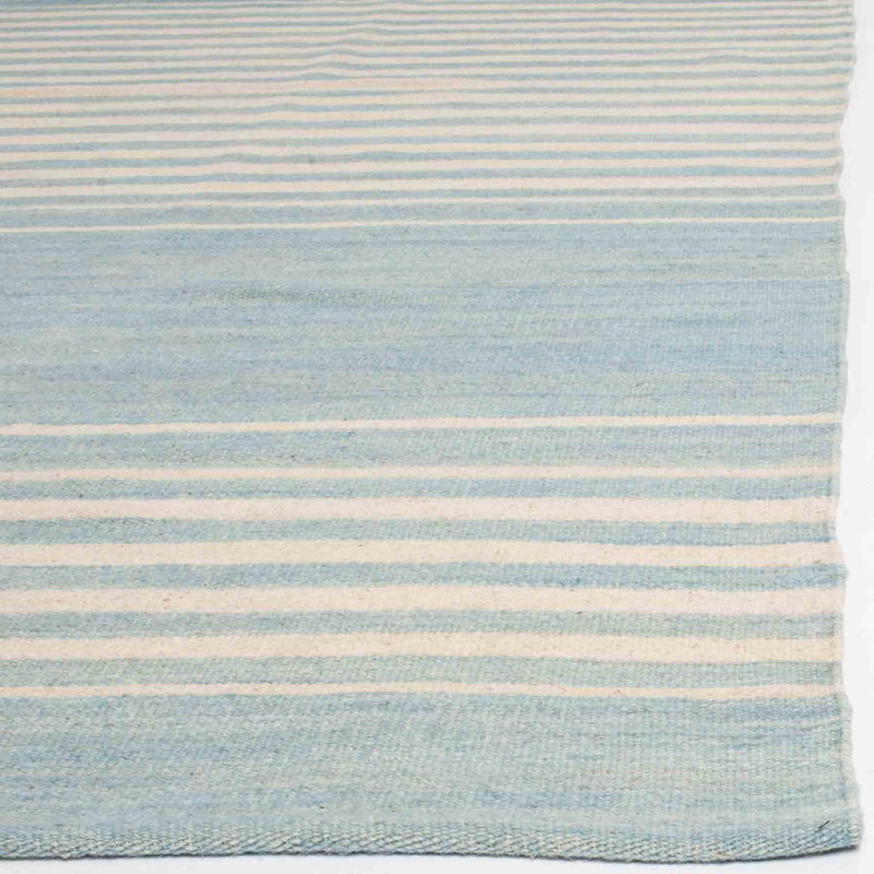 Ralph Lauren Bluff Point Stripe Wool Striped Rug, Rectangle 10' x 14'