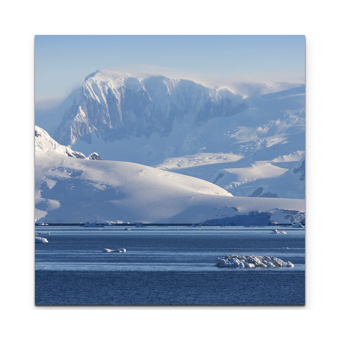 Leinwandbild Eisberge und Gletscher in der Antarktis