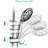 5 Inch Rain Shower & 7-Spray Handheld With 26" Slide, Easy Installation, Angle-Adjustable, Nozzles, Stable 1.8Gpm Flow, Manual Control Bathroom : Showerhead And Adjustable, Dual Flow 1.8Gpm, No Wall-126726079