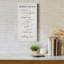 Family Kitchen Recipe - Art textuel sur toile tendue-1805737793